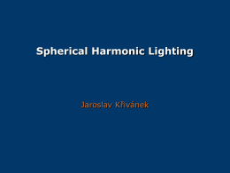 Spherical Harmonics Lighting