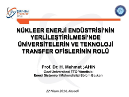 3.Oturum – GAZİ TTO – Prof. Dr.Hacı Mehmet ŞAHİN