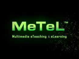 MeTel多媒体教学资源平台使用指南