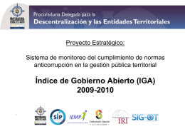 Diapositiva 1 - Procuraduría General de la Nación