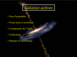 Galaxies actives