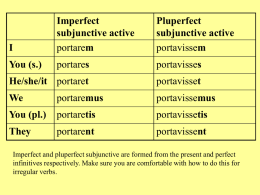 + imperfect subjunctive