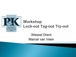 Workshop Lockout Tagout Tryout