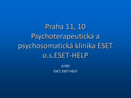 o.s. ESET - HELP - Praha 11,10