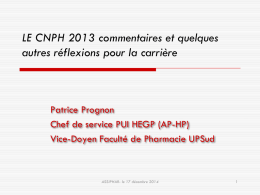 LE CNPH 2010