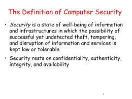 Intro to Cryptography - Network Penetration and Security