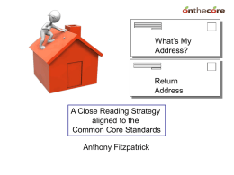 What`s My Return Address