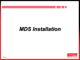 4.0 AMDS Installation