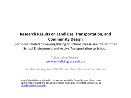 - Active Living Research