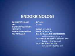 Endokrinologi - Blognya Edi Basuki