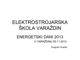 Dragutin Hrastić - Energetski dani 2013