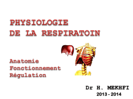Cours-Physiologie Respiratoire-2013