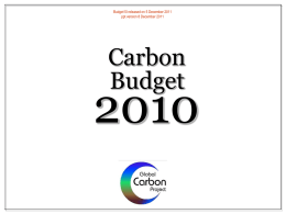 PPT - Global Carbon Project