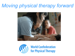 WCPT Presentation - the European Region of the World