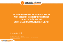 Diapositive 1 - Angers Loire Métropole
