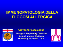Immunopatologia della flogosi allergica