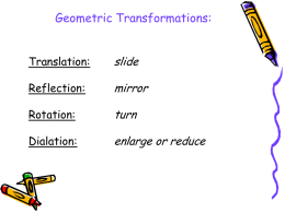 geometry transformations
