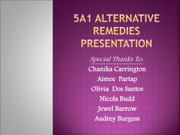 5a1 remedies presentation
