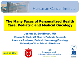 View the presentation - University of Utah Health Sciences