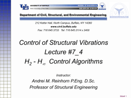 H 2 and H  Control