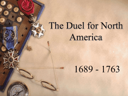 Chapter 6 - The Duel for North America