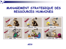 management strategique des ressources humaines - Moodle