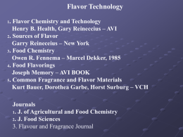 Flavor Technology