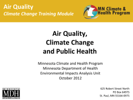 air module - Minnesota Department of Health