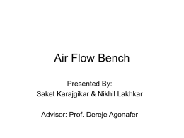 Air Flow Bench