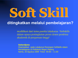 PP Soft Skills POLINEMA 2009