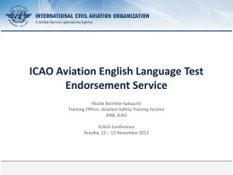 ICAO PowerPoint Presentation Template