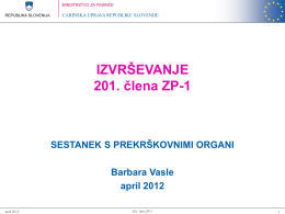 Diapozitiv 1 - Carinska uprava Republike Slovenije