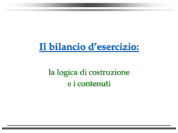 Il bilancio di esercizio