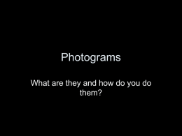 Photograms