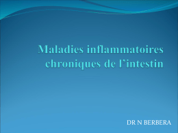 Maladies inflammatoires chroniques de l`intestin