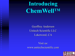 ChemWell Enzymatic Analysis