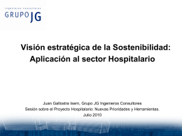 Visión estratégica de la Sostenibilidad - Juan Gallostra