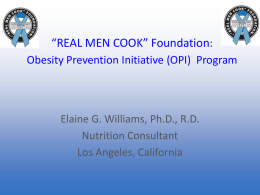 Read Me - Real Men Cook Foundation