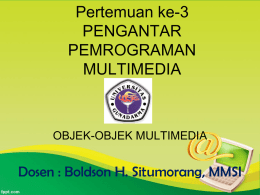 Format Elemen-elemen Multimedia (Pertemuan ke