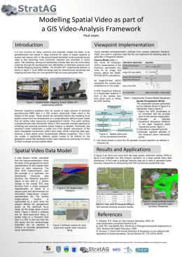 Modelling Spatial Video as part of a GIS Video-Analysis