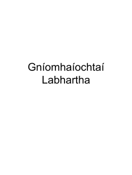 Gníomhaíochtaí Labhartha