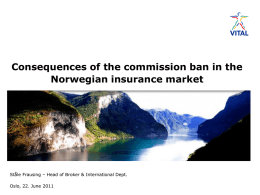 Impact of Commission Ban in Norway