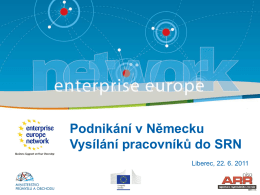 Enterprise Europe Network_podnikání v SRN