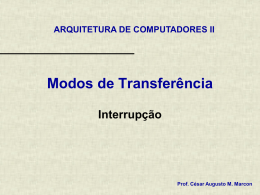 Modos de Transferencia (Interrupcao).