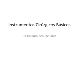 Instrumentos Cirúrgicos Básicos