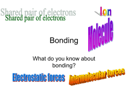 ionic bonding - Macmillan Academy