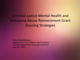 Housing for Individuals with Mental Illnesses and Substance Use