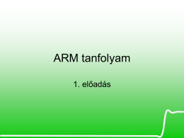 ARM tanfolyam