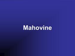 Mahovine - Prezentacije.org