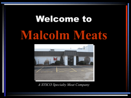 Malcolm Meats A SYSCO Specialty Meat Company